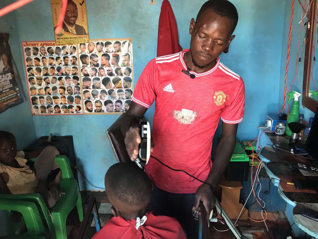 Solar Salon in Naluvule Village